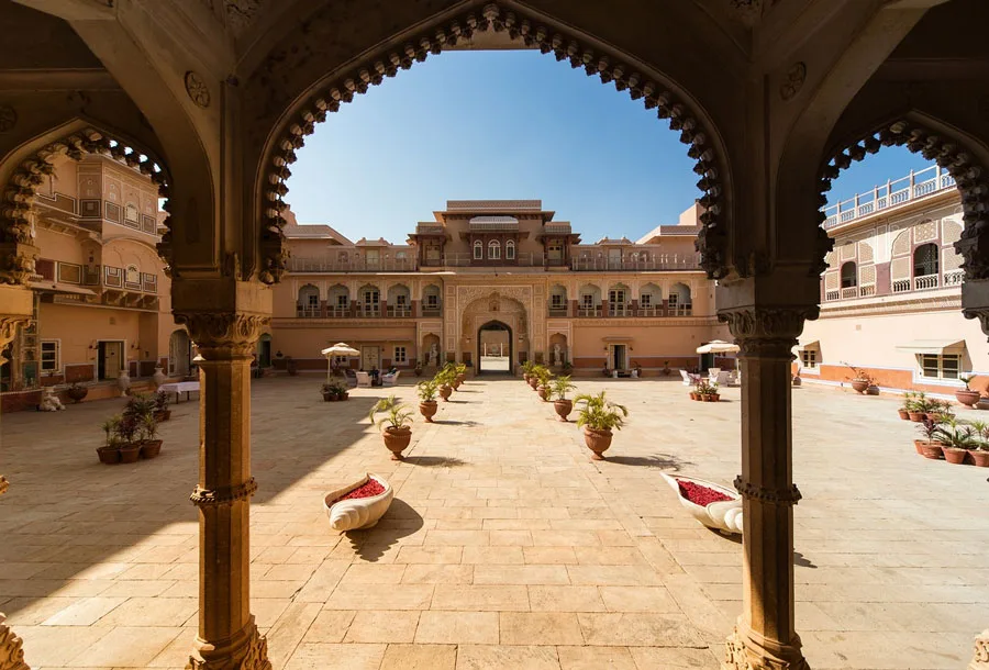 Chomu Palace Courtyard